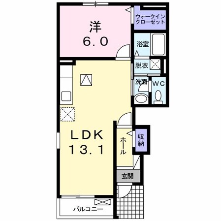 グルーシャＢの物件間取画像